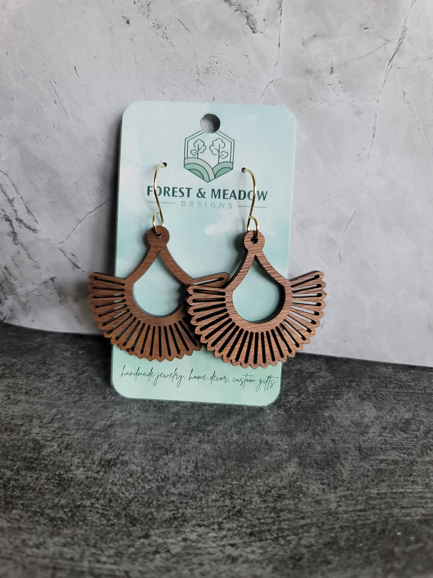 Fanned Out Hoops Dangle